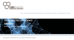 Desktop Screenshot of coboscientific.com